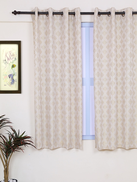 

RANGRAGE Gold-Toned Room Darkening Window Curtain
