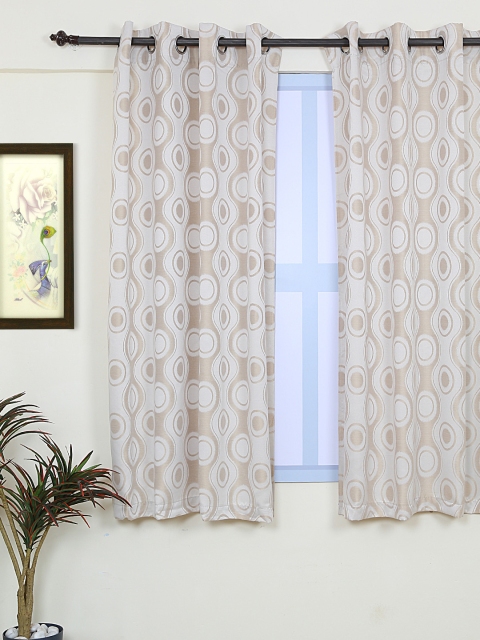 

RANGRAGE Gold-Toned Room Darkening Window Curtain