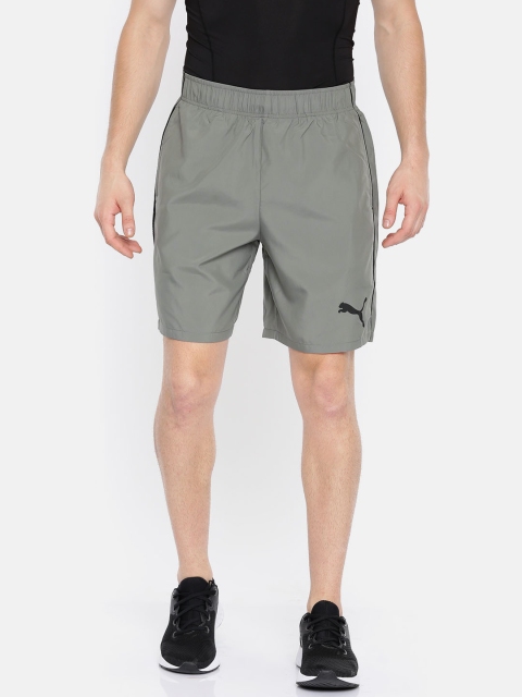 

Puma Men Grey Solid Essential Woven Castor Sports Shorts