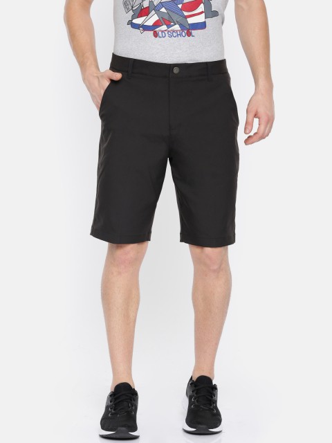 

Puma Men Black Performance Fit Essential Pounce Solid Sports Shorts