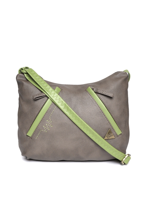 

Baggit Taupe Solid Sling Bag