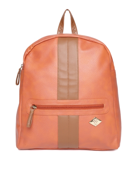 

Baggit Women Orange Solid Backpack