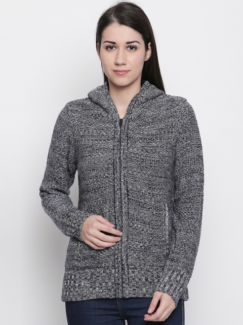 

Honey by Pantaloons Women Grey Solid Front-Open