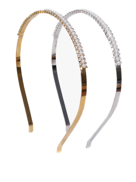 

The Magic Wand Gold-Toned Beaded Hairband