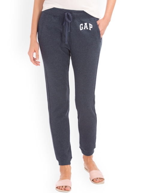 

GAP Women Blue French Terry Logo Joggers