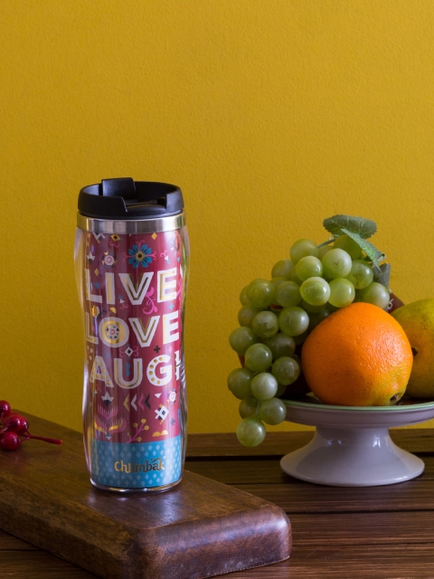 

Chumbak Unisex Multicoloured Printed Sipper Bottle, Multi