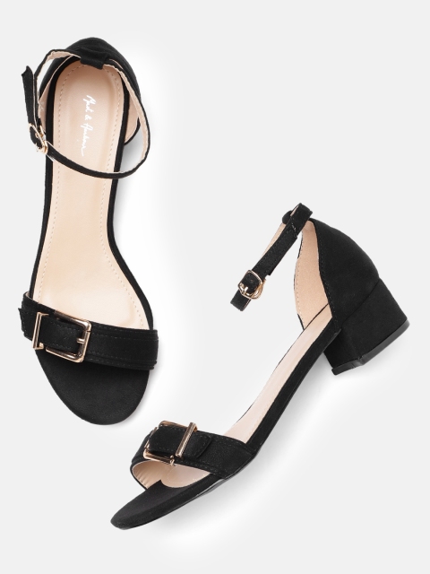 

Mast & Harbour Women Black Solid Heels