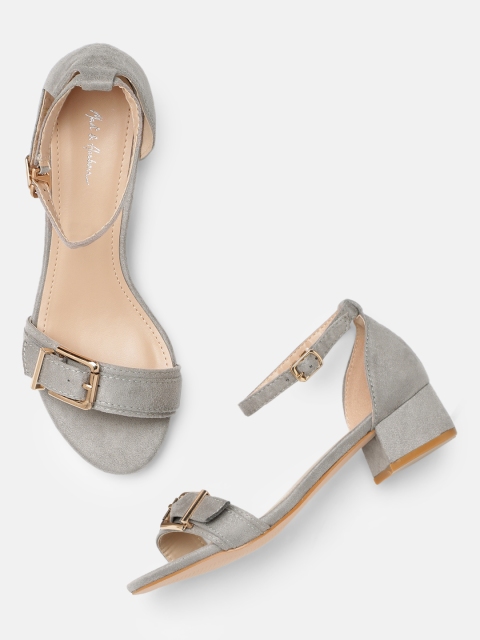 

Mast & Harbour Women Grey Solid Heels