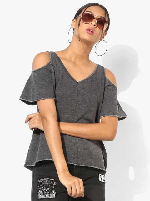 

Black Solid Blouse