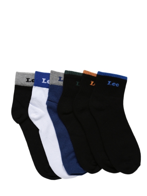 

Lee Men Pack of 6 Assorted Ankle-Length Socks