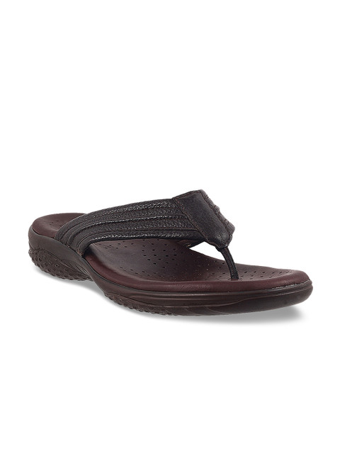 

Metro Men Brown Leather Comfort Sandals