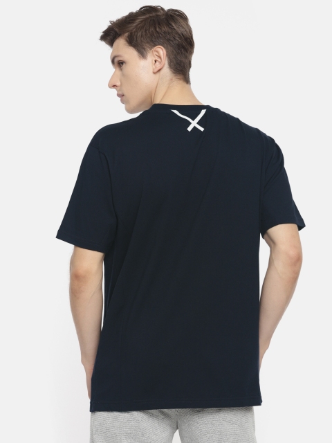 

ADIDAS Originals Men Navy Blue Solid X BY O SS Round Neck T-shirt