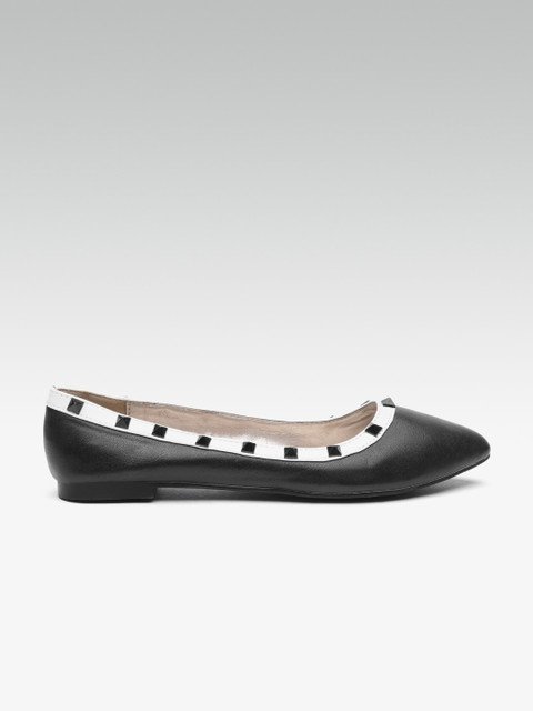 

Carlton London Women Black Solid Ballerinas