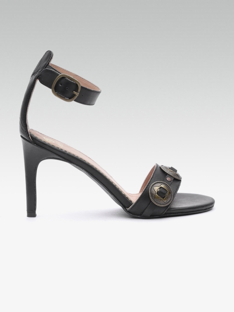 

Carlton London Women Black Solid Heels