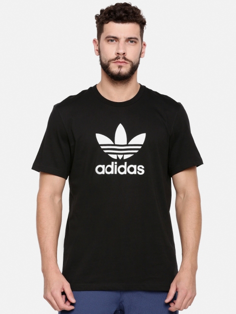 

ADIDAS Originals Men Black Printed TREFOIL T-shirt