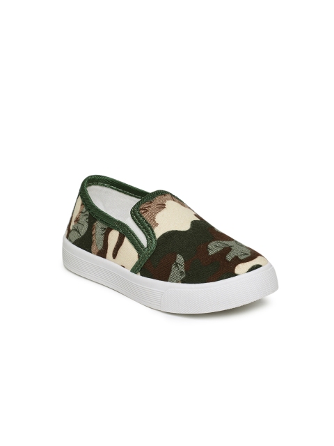 

Kittens Boys Green Slip-On Sneakers