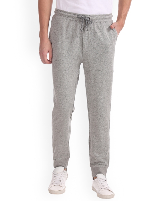 

Nautica Men Grey Melange Slim Fit Joggers