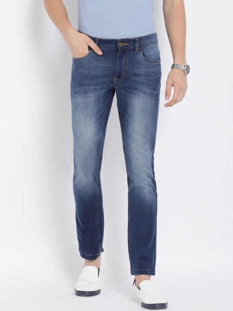 

Crocodile Men Blue Slim Fit Mid-Rise Clean Look Stretchable Jeans