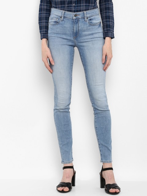 

Mode by Red Tape Women Blue Skinny Fit Mid-Rise Clean Look Stretchable Jeans