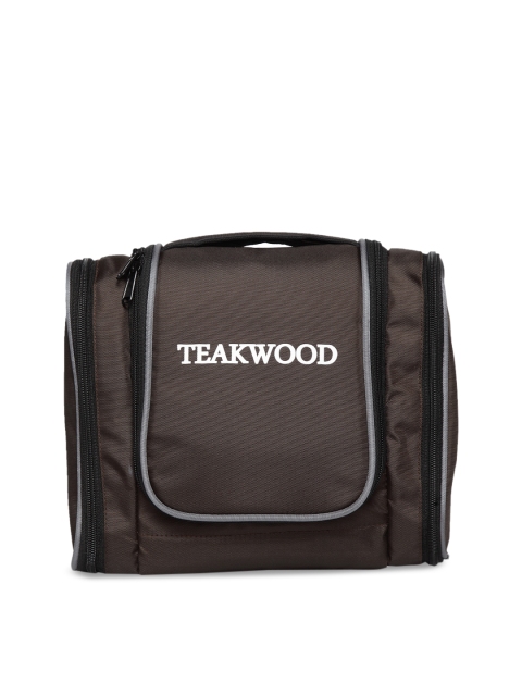 

Teakwood Leathers Brown Travel Pouch