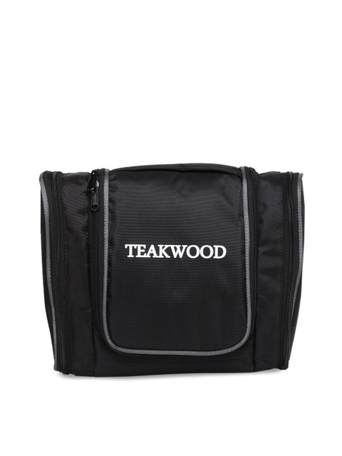 

Teakwood Leathers Black Travel Pouch