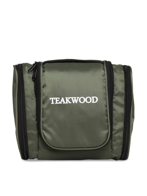 

Teakwood Leathers Green Travel Pouch