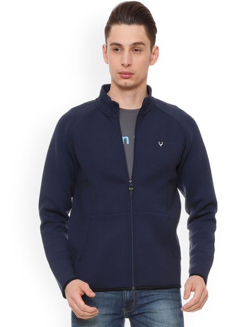 

Solly Sport Men Navy Blue Solid Sweatshirt