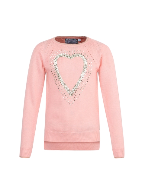 

Monte Carlo Girls Pink Embellished Top