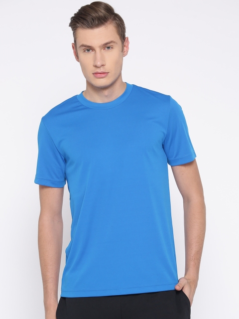 

Puma Men Blue Solid Round Neck T-shirt