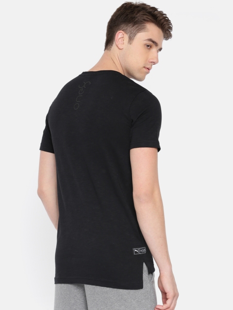 

one8 x PUMA Men Black Solid VK Stylised dryCELL Round Neck T-shirt