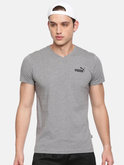 

Puma Men Grey ESS+ Solid T-shirt