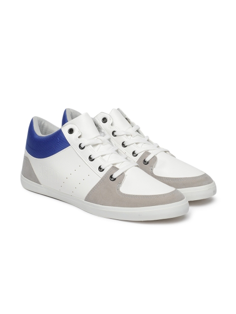 

Aeropostale Men White & Blue Sneakers