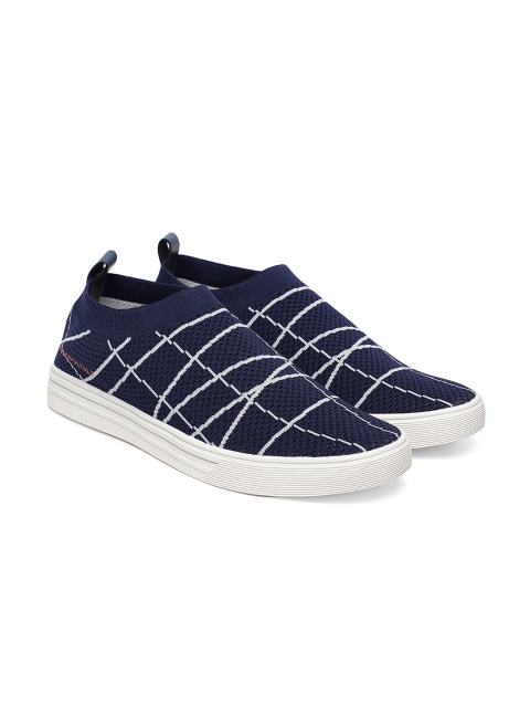 

Aeropostale Men Navy Blue Printed Slip-On Sneakers