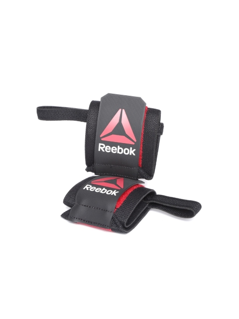 

Reebok Unisex Pack of 2 R4CF W-Wrap Wristbands, Black