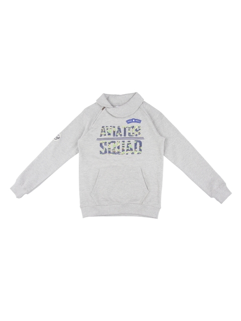 

POPPERS by Pantaloons Boys Grey Printed Sweatshirt