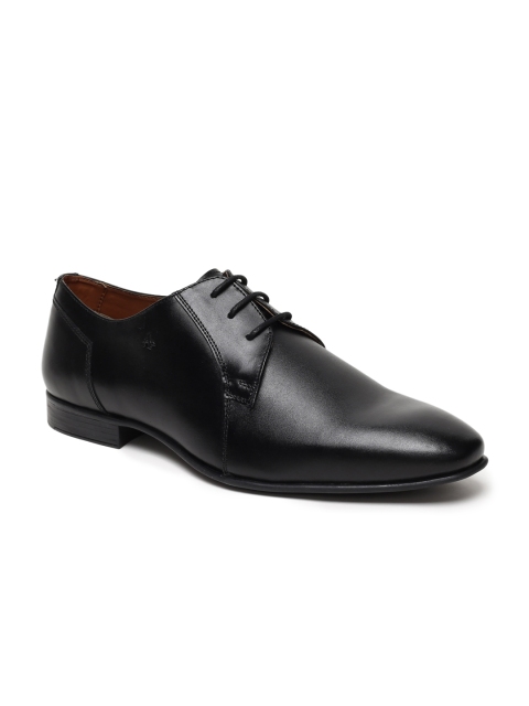 

Arrow Men Black Solid Formal Derbys