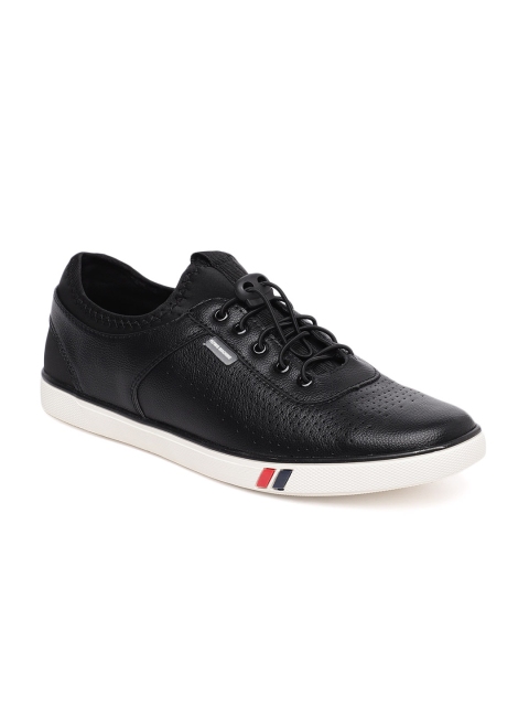 

Flying Machine Men Black Solid Sneakers