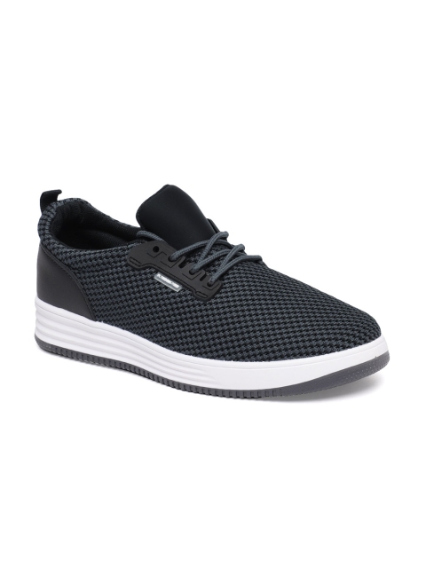 

Flying Machine Men Grey Solid Sneakers