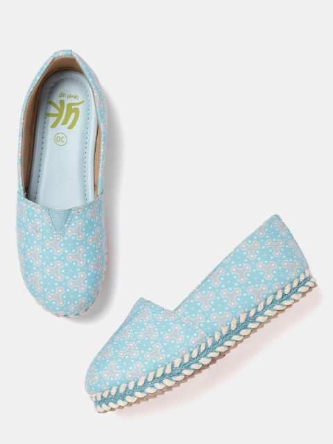 

YK Girls Blue Printed Espadrilles