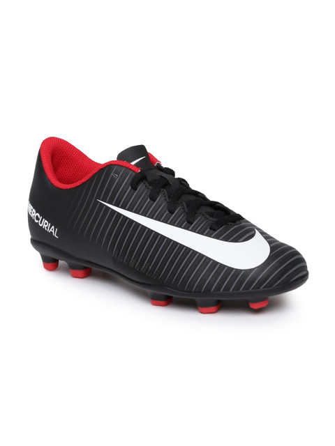 

Nike Kids Black Junior Mercurial Vortex III Football Shoes