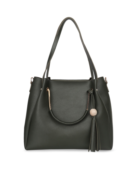 

Lychee bags Green Solid Shoulder Bag