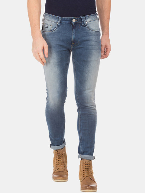 

Ed Hardy Men Blue Slim Fit Mid-Rise Clean Look Stretchable Jeans