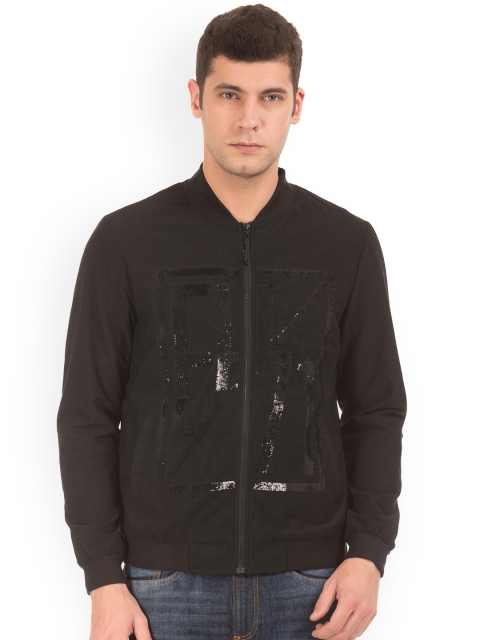 

Ed Hardy Men Black Solid Bomber