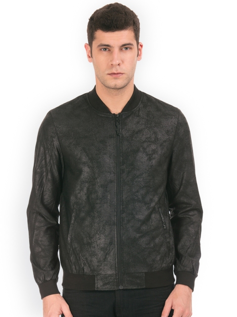 

Ed Hardy Men Black Solid Bomber