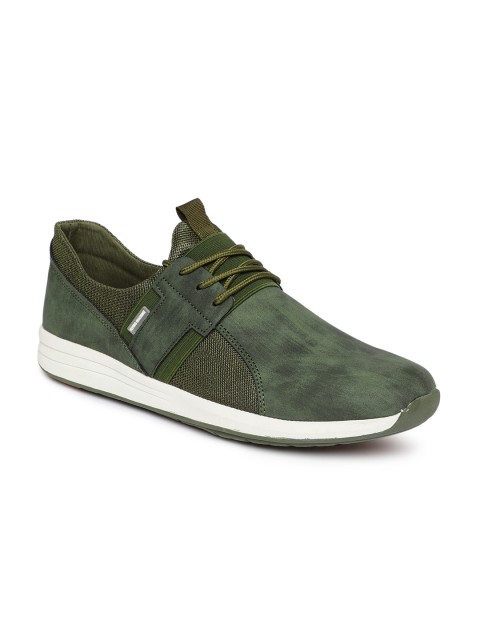 

Flying Machine Men Olive Green Sneakers