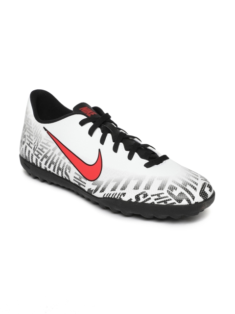 

Nike Unisex White & Black VAPOR 12 CLUB NJR Football Shoes