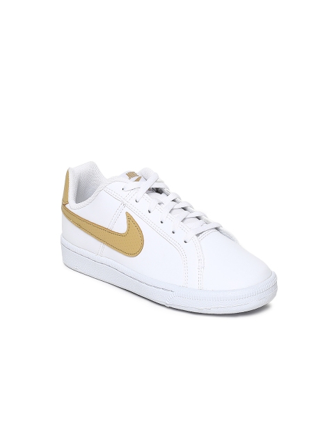 

Nike Boys White Leather COURT ROYALE Sneakers