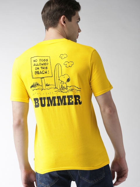 

Levis Men Yellow Printed Round Neck T-shirt
