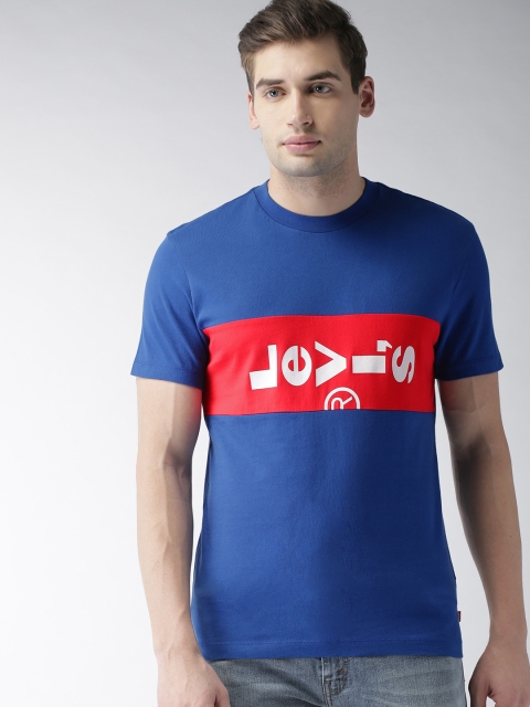 

Levis Men Blue Printed Round Neck T-shirt