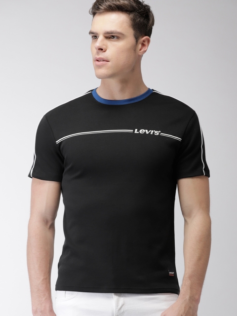 

Levis Men Black Printed Round Neck T-shirt